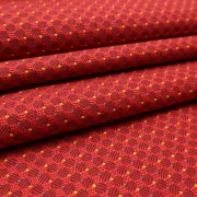 Möbelstoff Retro Designer Polsterstoff Luxus Hochwertiger luxuriös Bezugsstoff Dekostoff für Sofa Eckbank Couch Stuhl Premium Chesterfield Modern Elegant merhfarbig Multicolour Rot Smaragdblau Gelb