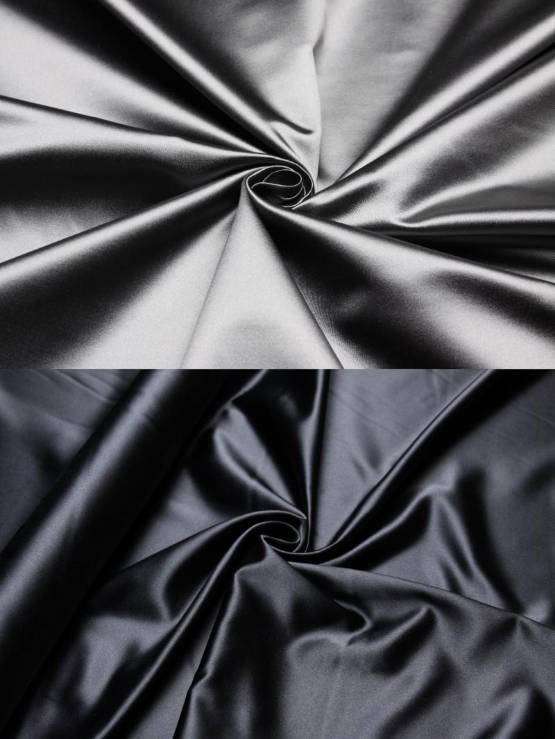 100% Seide Satin Duchesse Natur Silk Bluse Kleid Damenkleid Seidenkleid Stoff