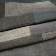 Möbelstoff Jeans 100% Baumwolle Bezugsstoff Polsterstoff Patchwork-Optik für Nähen Sofa Couch Sessel Eckbank Edel luxuriös luxus Naturfaser Baumwollstoff Stoff Jeansstoff