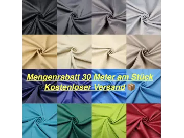 30 Meter Verdunkelungsstoff 160cm Breit Vorhangstoff Gardinenstoff Dekostoff Verdunkelung Thermogardine Blackout Sonnenschutz Lichtschutz Sichtschutz Hitzeschutz Verdunklungsvorhänge Kälteschutz Wärmeisolierend Blickdicht Dimout Sunout Raumhoher Stof