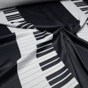 Verdunkelungsstoff Vorhangstoff Blackout Gardinenstoff Blickdicht Deko Klavier