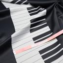 Verdunkelungsstoff Vorhangstoff Blackout Gardinenstoff Blickdicht Deko Klavier