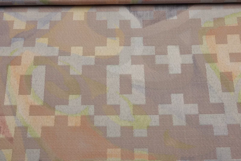 Möbelstoff Bezugsstoff Polsterstoff Dekostoff Abstrakt Schwerentflammbar für Sofa Couch Stuhl Eckbank Kissen mehrfrbig Modern