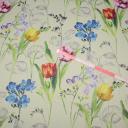 Verdunkelungsstoff Vorhangstoff Thermogardine Blackout Gardine Blickdicht Blume