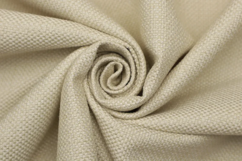 Luxus Möbelstoff weicher Canvas Seidenmatt Designer Polsterstoff Hochwertiger luxuriös Bezugsstoff Dekostoff für Sofa Stoff Eckbank Couch Stuhl Premium Chesterfield Modern Elegant Soft Helbbeige