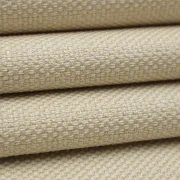 Luxus Möbelstoff weicher Canvas Seidenmatt Designer Polsterstoff Hochwertiger luxuriös Bezugsstoff Dekostoff für Sofa Stoff Eckbank Couch Stuhl Premium Chesterfield Modern Elegant Soft Helbbeige