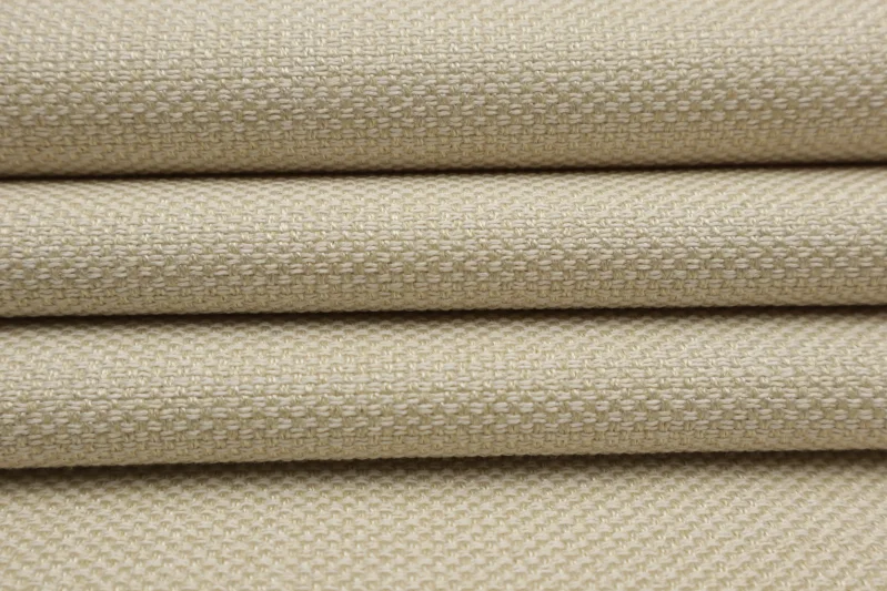 Luxus Möbelstoff weicher Canvas Seidenmatt Designer Polsterstoff Hochwertiger luxuriös Bezugsstoff Dekostoff für Sofa Stoff Eckbank Couch Stuhl Premium Chesterfield Modern Elegant Soft Helbbeige