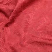 Möbelstoff Jaquard 100% Baumwolle Designer Polsterstoff Luxus Hochwertiger luxuriös Bezugsstoff Dekostoff Rot für Sofa Eckbank Couch Stuhl Premium Chesterfield Modern Edel Glanzoptik Elegant