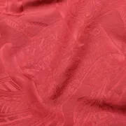 Möbelstoff Jaquard 100% Baumwolle Designer Polsterstoff Luxus Hochwertiger luxuriös Bezugsstoff Dekostoff Rot für Sofa Eckbank Couch Stuhl Premium Chesterfield Modern Edel Glanzoptik Elegant