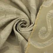 Möbelstoff weicher Samt Designer Polsterstoff Luxus Hochwertiger luxuriös Bezugsstoff Dekostoff Soft für Sofa Eckbank Couch Stuhl Premium Chesterfield Modern Elegant Hellbeige Graubeige