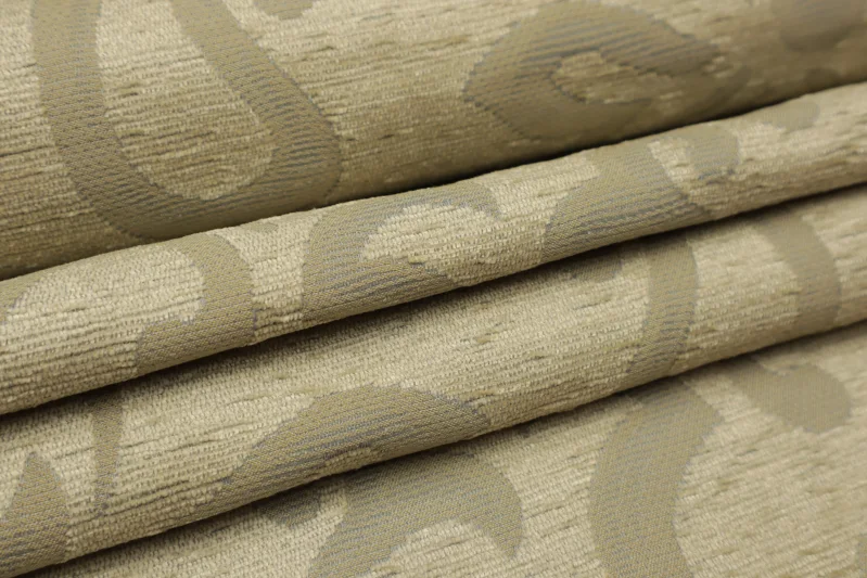 Möbelstoff weicher Samt Designer Polsterstoff Luxus Hochwertiger luxuriös Bezugsstoff Dekostoff Soft für Sofa Eckbank Couch Stuhl Premium Chesterfield Modern Elegant Hellbeige Graubeige