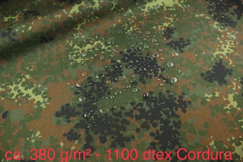Militärstoff Cordura Oxford Wasserdichter Stoff Nylon Camouflage Tarndruck Tarnmuster Tarnung Flecktarn Tarnstoff Outdoor Militär Segeltuch Armeestoff Angelzelt Bootsplane Allwetterstoff Wetterfest wasserundurchlässig Winddicht Wetterfest