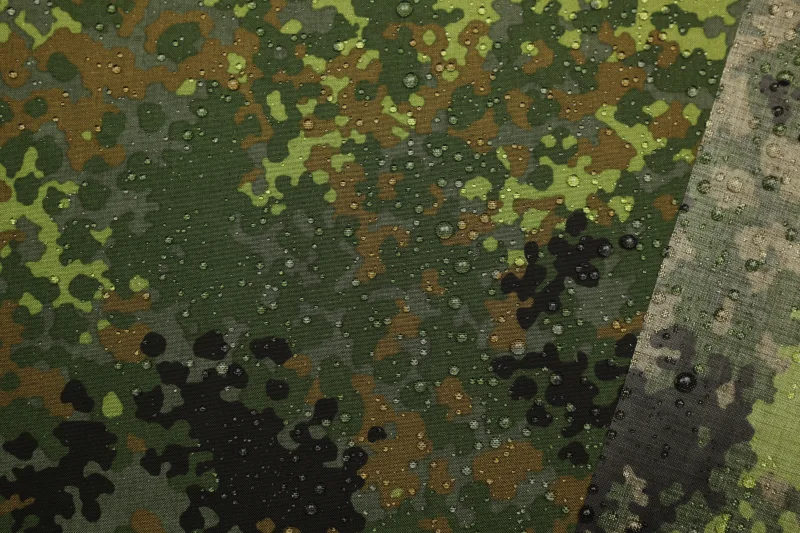 Militärstoff Cordura Oxford Wasserdichter Stoff Nylon Camouflage Tarndruck Tarnmuster Tarnung Flecktarn Tarnstoff Outdoor Militär Segeltuch Armeestoff Angelzelt Bootsplane Allwetterstoff Wetterfest wasserundurchlässig Winddicht Wetterfest